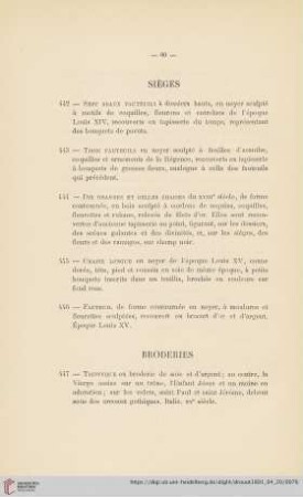 Broderies (Nr. 447 - 506)