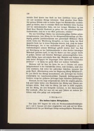 3. Die beiden letzten Kriegsjahre