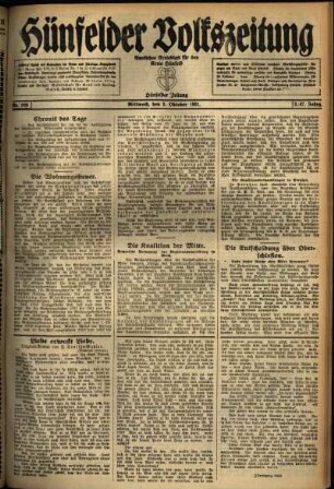 Ausgabe vom Mittwoch, den 05. Oktober 1921.