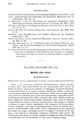 Malattie delle arterie. Arteriosclerosi. - Rottura delle arterie.