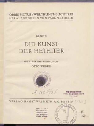 Die Kunst der Hethiter