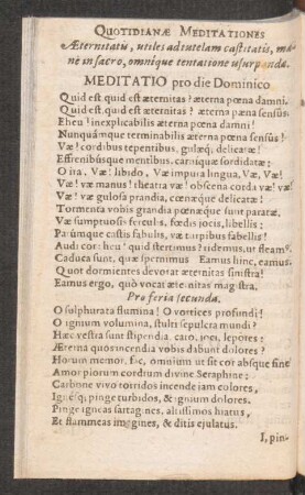 Quotidianae Meditationes