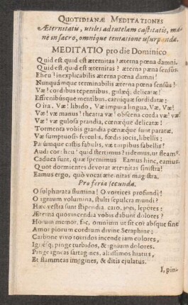 Quotidianae Meditationes