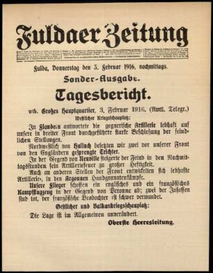 Ausgabe vom Donnerstag, den 03. Februar 1916.