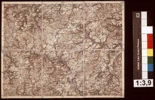 Topographische Karte, Bezirk Hillesheim