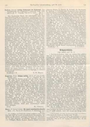 232-235 [Rezension] Ihmels, Ludwig, Aufwärts die Herzen. 21 Predigten aus dem Kirchenjahr 1915/1916