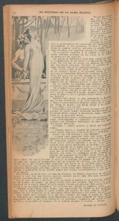 El misterio de la dama blanca