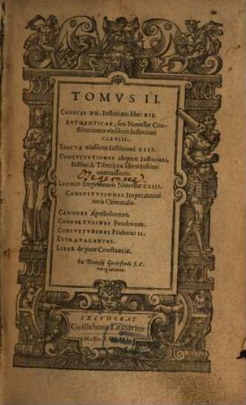 Corpus iuris civilis, Vol. 2