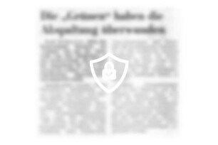 Die "Grünen" haben die Abspaltung überwunden