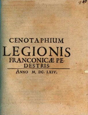 Cenotaphium Legionis franconicae pedestris