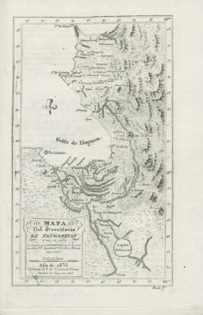 Mapa del territorio de Pangasinan