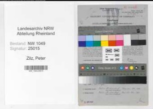 Entnazifizierung Peter Zilz , geb. 24.02.1910 (Schlosser)