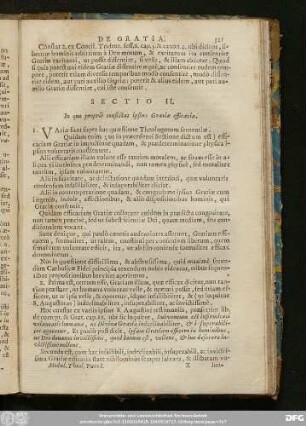 Sectio II. In quo propriè consistat ipsius Gratiae efficacia.