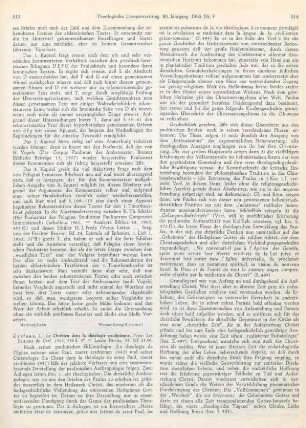 513-516 [Rezension] Cerfaux, Lucien, Le chrétien dans la théologie paulinienne
