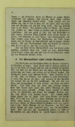 4. Die Markgrafschaft erhält erbliche Markgrafen