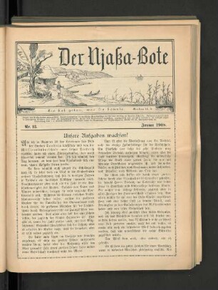 Nr. 13. Januar 1908.