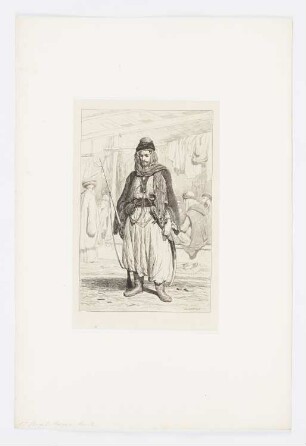 Bachi-bozoucq Kurde, Blatt 15 der Folge "Bevölkerung der Donauprovinzen im Jahr 1854"