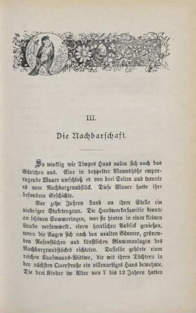 III. Die Nachbarschaft