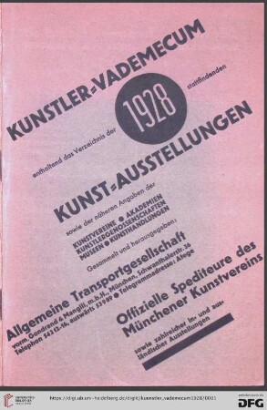 Künstler-Vademecum