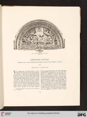 Grecos Gotik und seine Beziehung zur byzantinischen Kunst