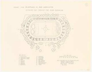 Volks- und Sportpark Hasenheide, Berlin-Neukölln: Grundriss Stadion 1:500