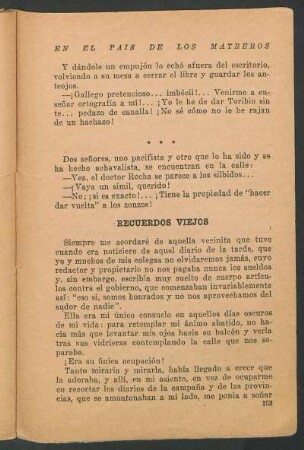 Recuerdos viejos