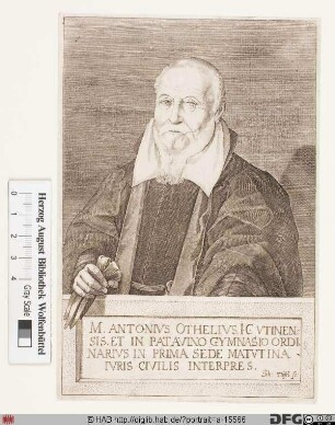 Bildnis Marco Antonio Ottelio (lat. Marcus Antonius Othelius)