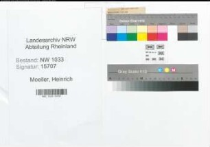 Entnazifizierung Heinrich Moeller , geb. 11.12.1904 (Arbeiter)