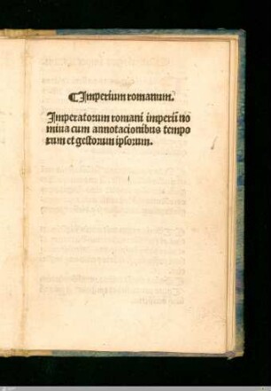 Catalogus imperatorum Romanorum