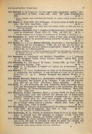 Antiquarischer Anzeiger von Joseph Baer & Co., Frankfurt a.M.. 331. 1883