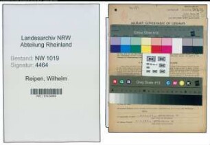 Entnazifizierung Wilhelm Reipen , geb. 28.04.1902 (Schlosser)