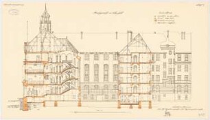 Amtsgericht, Elberfeld: Querschnitte 1:100