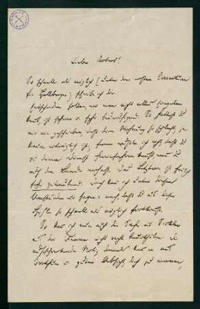 Brief vom 9. März 1878