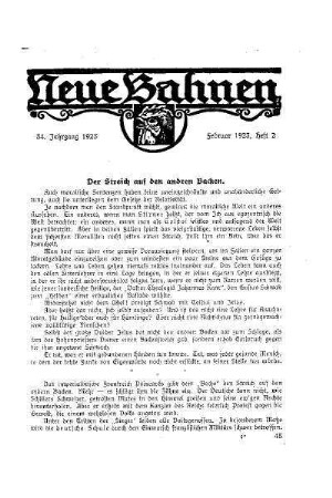 Der Streich auf den anderen Backe