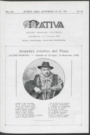 8.1931=Nr. 93: Nativa, 8.1931=Nr. 93