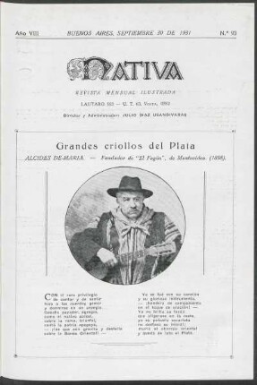 8.1931=Nr. 93: Nativa, 8.1931=Nr. 93