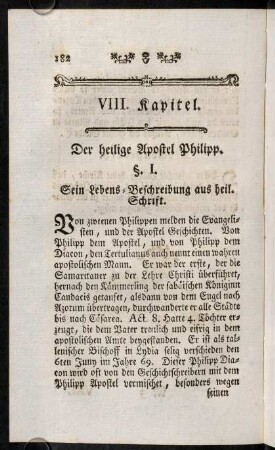 182-191, VIII. Kapitel.
