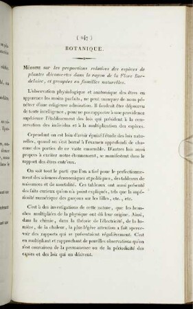 Botanique.