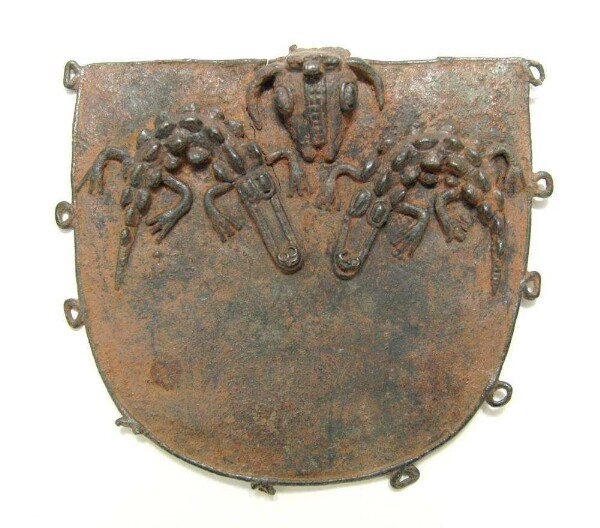 Pendant with crocodiles and bull's head