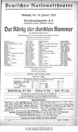Der König der dunklen Kammer