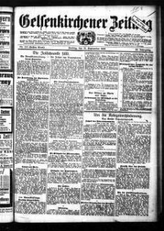 Gelsenkirchener Zeitung. 1902-1940