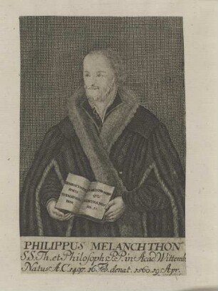 Bildnis des Philipp Melanchthon (eig. Schwarzerdt)