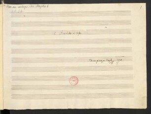 Quartette; vl (2), vla, vlc ; B-Dur; Hob III:69; op. 71,1