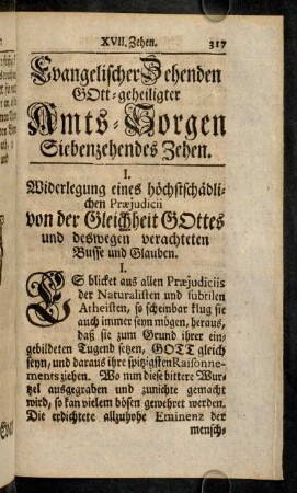 317-376, XVII. Zehen.