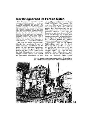 Der Kriegsbrand im Fernen Osten