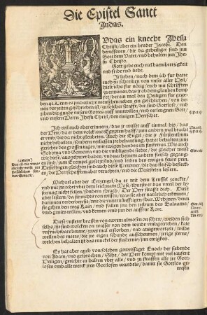 Die Epistel Sanct Judas.