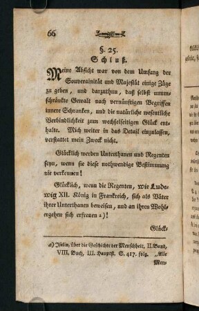 66-70, §. 25. Schluß.