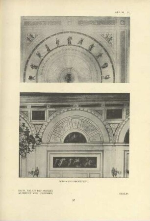 Ehem. Palais des Prinzen Albrecht von Preussen. Wand- und Deckenteil. Berlin