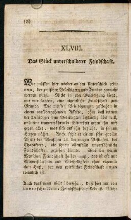 598-604, XLVIII. Das Glück unverschuldeter Feindschaft.