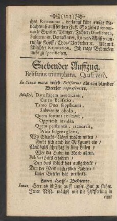 Siebender Auffzug.